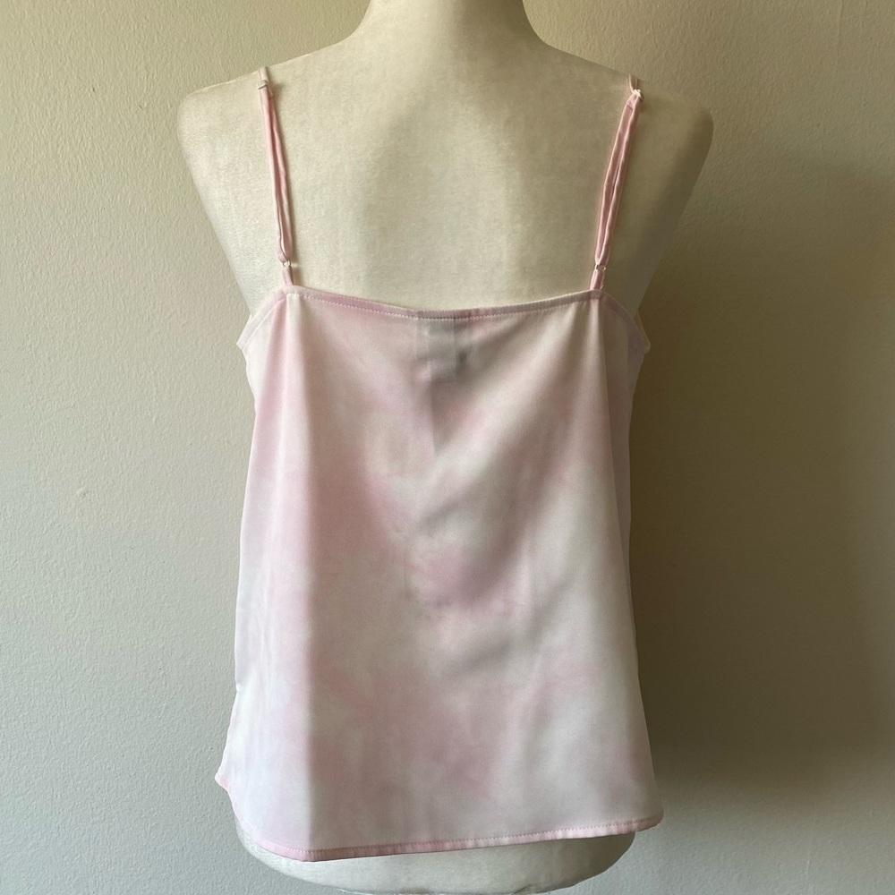 NWT Pink Tie Dye Spaghetti Strap Tank Top - Picture 5 of 10